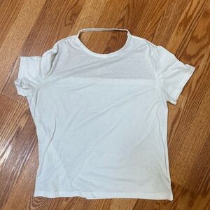 Backless, Plain White T-shirt